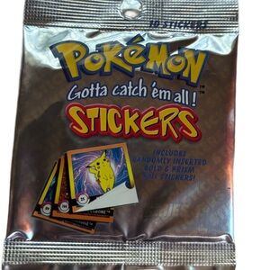 Pokemon 1999 ArtBox Series 1 Stickers Booster Pack x10